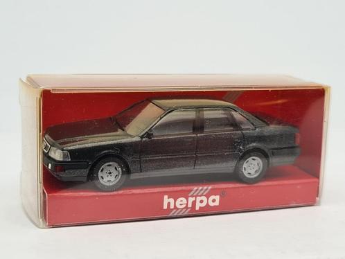 Audi V8 (zwart) - Herpa 1/87, Hobby en Vrije tijd, Modelauto's | 1:87, Zo goed als nieuw, Auto, Herpa, Verzenden