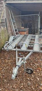 2022 Motoremork aanhangwagen 3 moto, Auto diversen, Aanhangers en Bagagewagens, Ophalen, Zo goed als nieuw