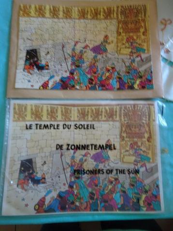 Puzzle 100 pièces - Tintin et le temple du soleil - Hergé, Enlèvement ou Envoi, Tintin, Utilisé, Livre ou Jeu