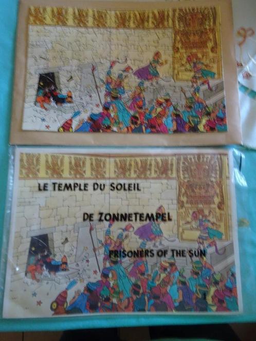 Puzzel van 100 stukjes - Kuifje en de Tempel van de Zon - He, Verzamelen, Stripfiguren, Gebruikt, Boek of Spel, Kuifje, Ophalen of Verzenden