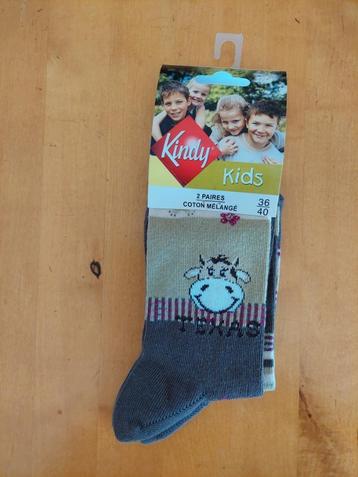 NIEUW 2 paar sokken Kindy Kids 36-40 beschikbaar voor biedingen