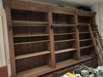 Bibliotheekkast, Huis en Inrichting, Kasten | Boekenkasten, Ophalen, 200 cm of meer, Rustiek, Zo goed als nieuw