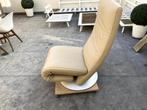 Design relax zetel, Minder dan 75 cm, Modern, Leer, Zo goed als nieuw