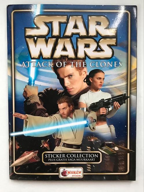 Star Wars Attack of the clones 2002 volledig stickeralbum, Collections, Star Wars, Comme neuf, Enlèvement ou Envoi