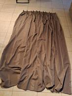 6 stuks gordijnen, Huis en Inrichting, Stoffering | Gordijnen en Lamellen, Ophalen, 100 tot 150 cm, Bruin, 200 cm of meer