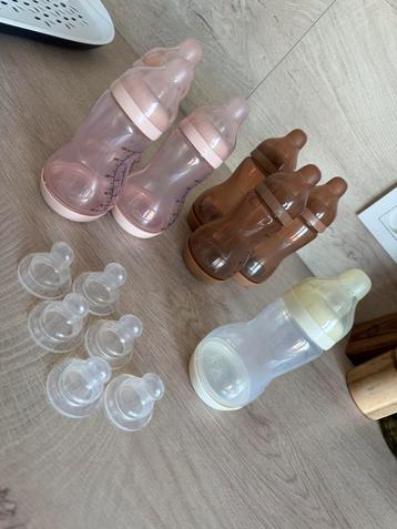 Difrax S fles | 170 ml | 7 stuks + 6 slow flow spenen beschikbaar voor biedingen