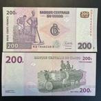 Congo - 200 francs 2022 - P NIEUW - UNC - 403 (1), Ophalen of Verzenden, Overige landen, Los biljet