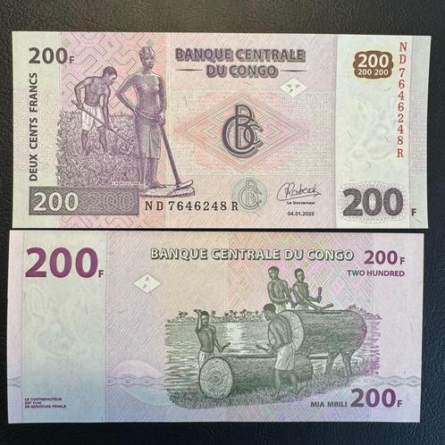 Congo - 200 francs 2022 - P NIEUW - UNC - 403 (1), Postzegels en Munten, Bankbiljetten | Afrika, Los biljet, Overige landen, Ophalen of Verzenden