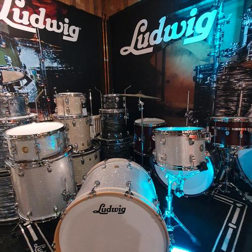 Ludwig Continental maple shellset! Silver sparcle, Muziek en Instrumenten, Drumstellen en Slagwerk, Nieuw, Ludwig, Ophalen of Verzenden