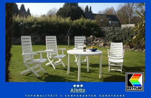 Kettler Tiffany tuinstoelen vgl Rovergarden Allibert Tiffany, Tuin en Terras, Tuinstoelen, Kunststof, Inklapbaar, Stapelbaar, Verstelbaar