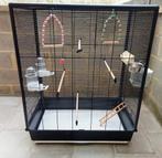 Parkietenkooi met accessoires, Dieren en Toebehoren, Vogels | Hokken en Kooien, Ophalen, Nieuw, Vogelkooi