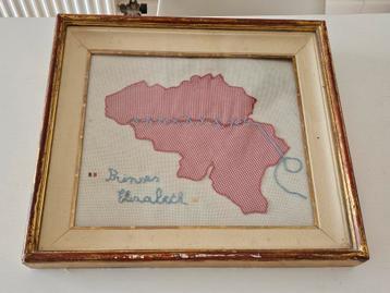 Prinses Elisabeth geborduurd werk beschikbaar voor biedingen