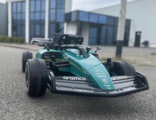 Aston Martin Formule 1 Cognizant 24V Groen - Leder - Rubber, Kinderen en Baby's, Speelgoed | Buiten | Voertuigen en Loopfietsen