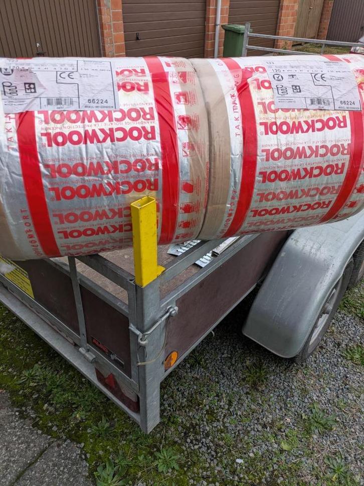 Rockwool Rockroof Sidefix Steenwoldeken (4x), Doe-het-zelf en Bouw, Isolatie en Afdichting, Nieuw, Dakisolatie, Steenwol, 12 cm of meer