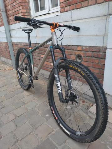Custom titanium Nordest MTB maat L, Hardtail, Ophalen, Zo goed als nieuw, Overige merken