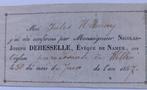 Document religieux de 1857, Verzenden, Gebruikt, Beeld(je), Christendom | Katholiek