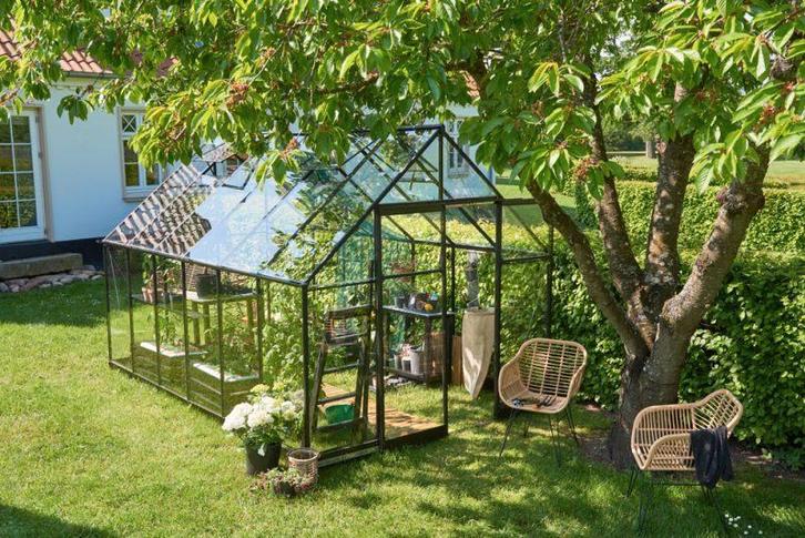 Tuinkas Qube 812, zwart gecoat, Hobby en Vrije tijd, Overige Hobby en Vrije tijd, Nieuw, Verzenden