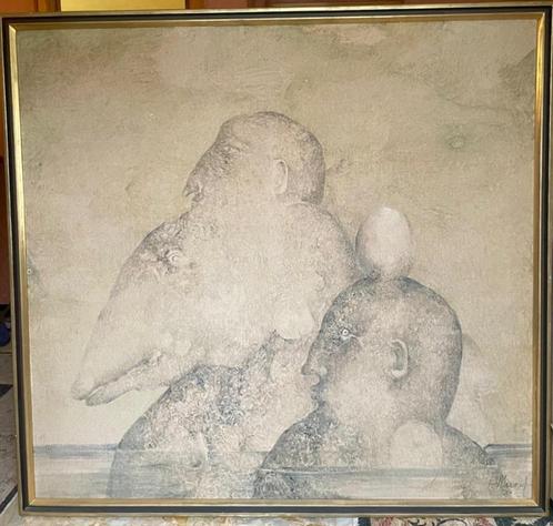 Frans MINNAERT (1929-2011) - Het Beleven - olie op doek, Antiek en Kunst, Kunst | Schilderijen | Modern, Ophalen