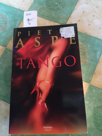 pieter aspe "tango" nieuw leesboek 