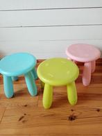 MAMMUT Tabouret enfant, intérieur/ extérieur, jaune - IKEA