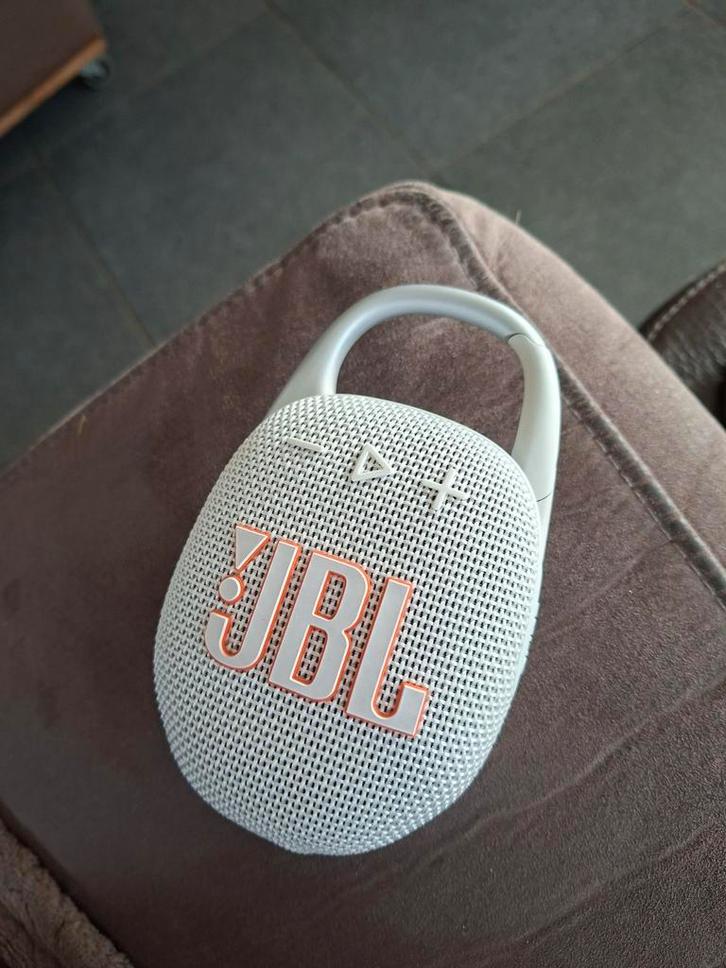 Jbl clip 5 bluetooth speaker ice kleur, Audio, Tv en Foto, Luidsprekerboxen, Zo goed als nieuw, Overige typen, Minder dan 60 watt