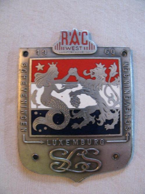 4 SLS Scheveningen Luxemburg Rallye Rally badge 1960, Collections, Marques automobiles, Motos & Formules 1, Utilisé, Motos, Enlèvement ou Envoi