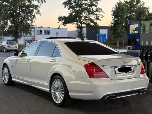 Mercedes s550 long model V8, Auto's, Mercedes-Benz, Particulier, S-Klasse, Benzine, Euro 5, Berline, 5 deurs, Automaat, Wit, Beige