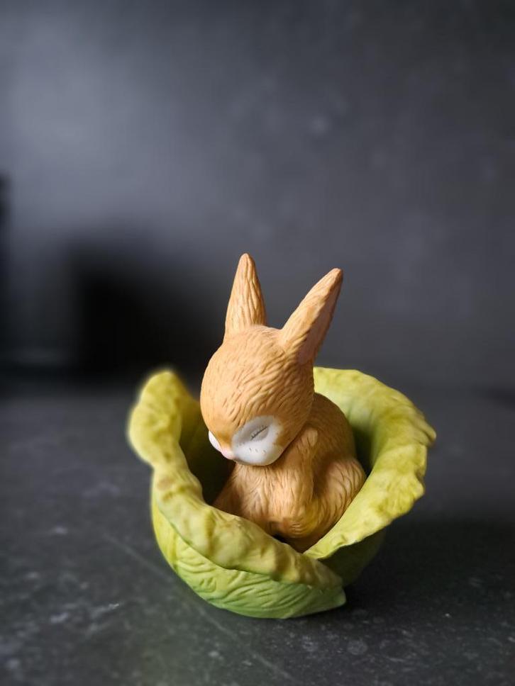 Franklin Mint 1984 Woodland Surprises Konijn - Rabbit, Verzamelen, Beelden en Beeldjes, Zo goed als nieuw, Ophalen of Verzenden