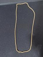 18k geelgouden gedraaide ketting, Handtassen en Accessoires, Kettingen, Geel, Goud