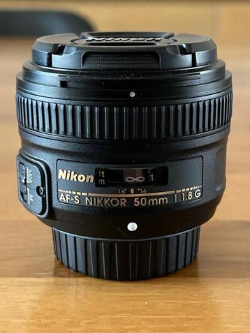 Lens Nikon AF-S 50mm F/1.8G beschikbaar voor biedingen