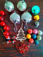 LOT DE +/- 30 PIECES POUR LA DECO DU SAPIN DE NOEL, Enlèvement, Utilisé