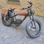 Vélo électrique Fat Bike Retro Chopper, Fietsen en Brommers, Elektrische fietsen, Ophalen, Zo goed als nieuw, 50 km per accu of meer