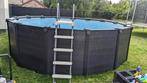 Zwembad Intex Graphite Panel Pool + heel veel toebehoren, Comme neuf, 120 cm ou plus, Rond, Enlèvement ou Envoi