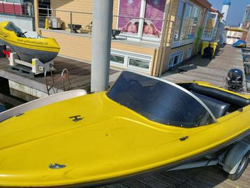 speedboot met trailer, Watersport en Boten, Ophalen, Gebruikt, Minder dan 70 pk, 3 tot 6 meter