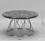 Plat de presentation en marbre 25cm - NEUF, Neuf, Enlèvement, Autres types, Autres matériaux