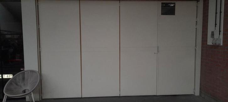 Metalen poort accordeon model, Doe-het-zelf en Bouw, Deuren en Vliegenramen, Zo goed als nieuw, Ophalen