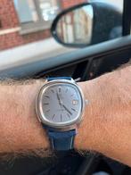 Omega seamaster quartz 1977, Handtassen en Accessoires, Horloges | Heren, Ophalen, Leer, Staal, Polshorloge