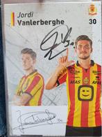 Gezocht Jordi Vanlerberge kaartje KV Mechelen, Verzamelen, Ophalen of Verzenden, Zo goed als nieuw