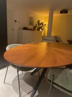 Table de salle à manger - NAANIM (Noyer), Maison & Meubles, Tables | Tables à manger, 150 à 200 cm, Cinq personnes ou plus, Enlèvement