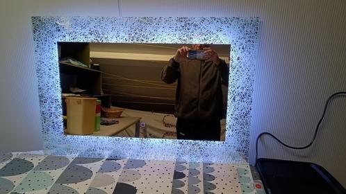 Design spiegel, Huis en Inrichting, Woonaccessoires | Spiegels, Zo goed als nieuw, 100 tot 125 cm, Minder dan 100 cm, Rechthoekig