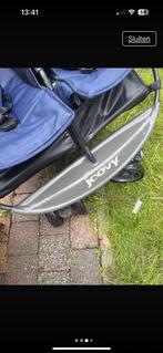Dubbele buggy merk joovy, Ophalen, Zo goed als nieuw, Overige merken, Verstelbare rugleuning