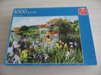 PUZZLE  1000 PIÈCES   FLEURS FANTAISIES     JUMBO, Enlèvement ou Envoi, 500 à 1500 pièces, Comme neuf, Puzzle