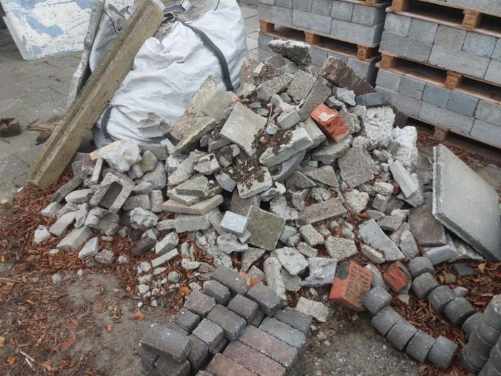 Steenpuin, Tuin en Terras, Grind, Keien en Split, Gebruikt, Overige typen, Multi, Overige materialen, Ophalen