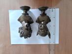 2 bronzen beelden (bustes), Antiek en Kunst, Ophalen, Brons
