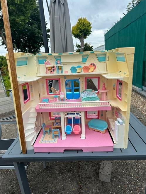 Vintage groot Poppenhuis fisher-price, Kinderen en Baby's, Speelgoed | Poppenhuizen, Gebruikt, Poppenhuis, Ophalen