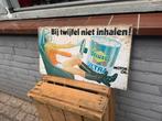 DELUXOL oud reclamebord truck, Ophalen of Verzenden, Gebruikt, Reclamebord