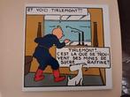 Plaque émaillée Tintin soviets  Tirlemont, Collections, Tintin, Enlèvement ou Envoi