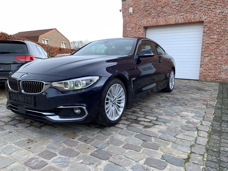 BMW 4 Series 440i, Auto's, BMW, Particulier, Te koop, 4 Reeks, ABS, Benzine, Euro 6, Coupé, Automaat, Blauw, Bruin, Leder, Ophalen