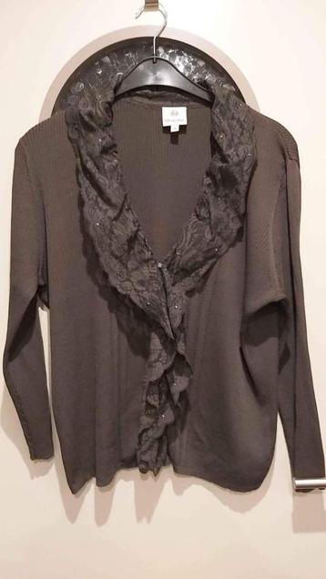 Mayerline cardigan met volant in kant, mt 48, zomervestje beschikbaar voor biedingen