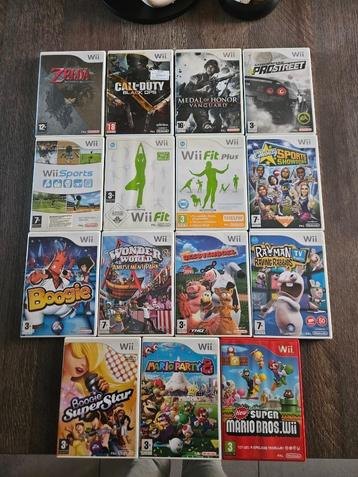 Wii - Games beschikbaar voor biedingen